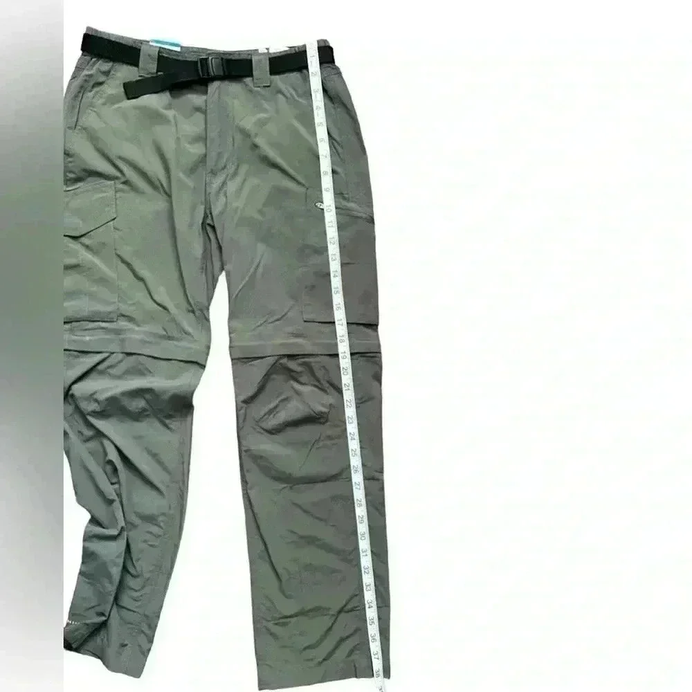 Columbia Convertible Pants Men's 30 x 30 Green Omni Shade Sun Protection Hiking